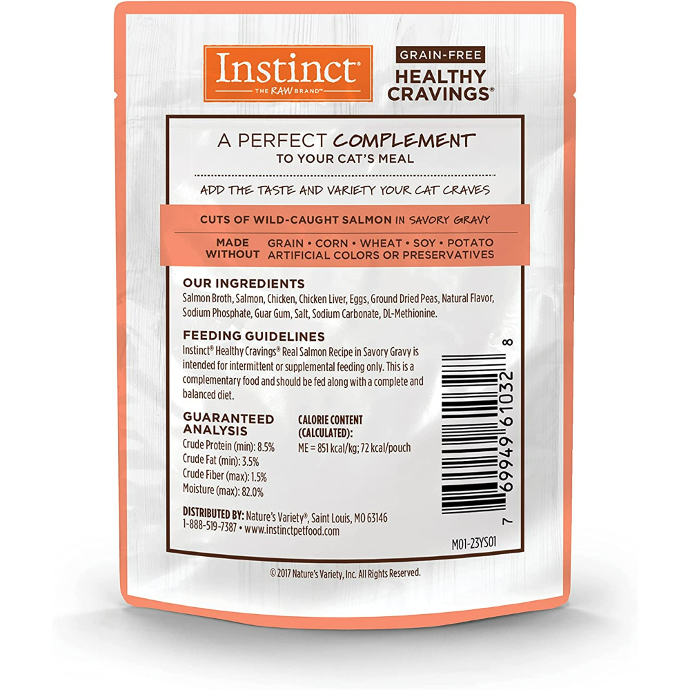 Instinct Healthy Cravings Salmón para Gato 12 Sobres Instinct Healthy Cravings Salmón para Gato 12 Sobres